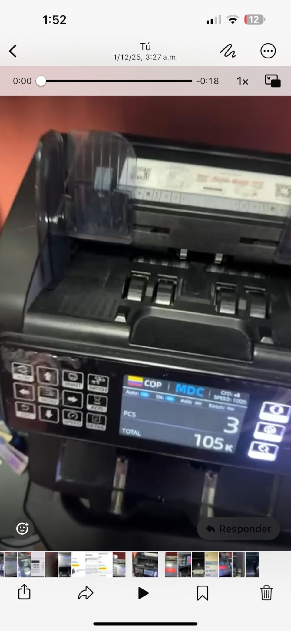 MUNBYN IMC01 Bank Grade Money Counter Machine Mixed Denomination, 2CIS/UV/IR/MG/MT Counterfeit Detection, Serial Number, MUL Currency Cash Counter, Printer Compatible, 2Y Manufacturer (White) customer photo 2