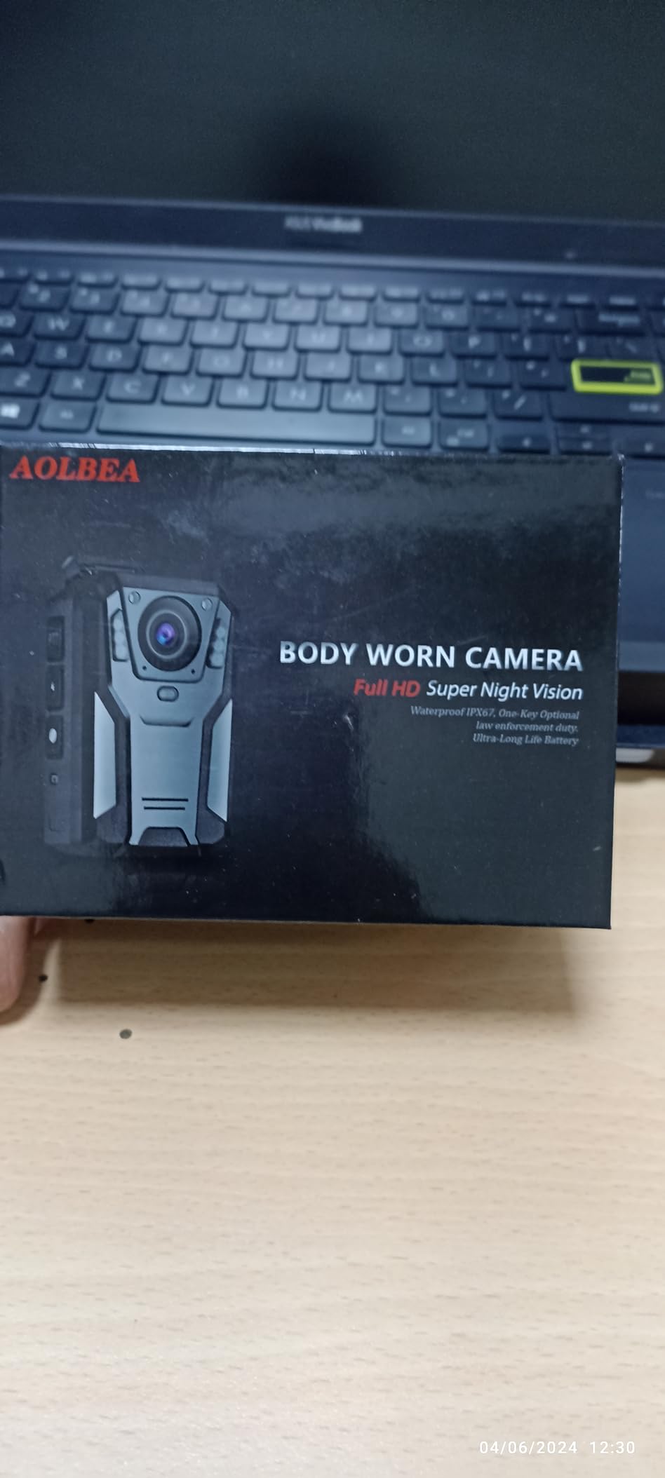 P100 2K Police Body Camera 64GB Body Cam 12 Hours Continuous Recording USB-C Infrared Night Vision Waterproof Shockproof Lightweight Data-encrypt for Law Enforcement Record customer photo 1