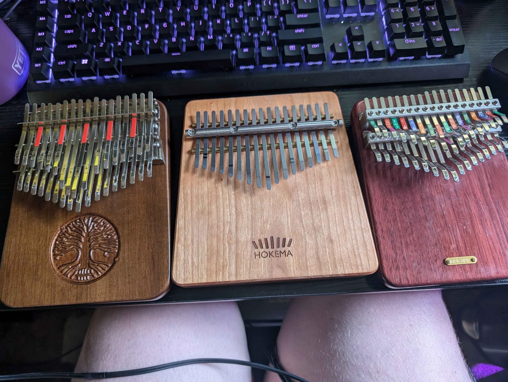 Hokema Kalimba B17 C Major - The Original Handmade in Germany - Thumb Piano - Easy to Learn Musical Instrument - Perfect for Beginners and Professionals customer photo 1