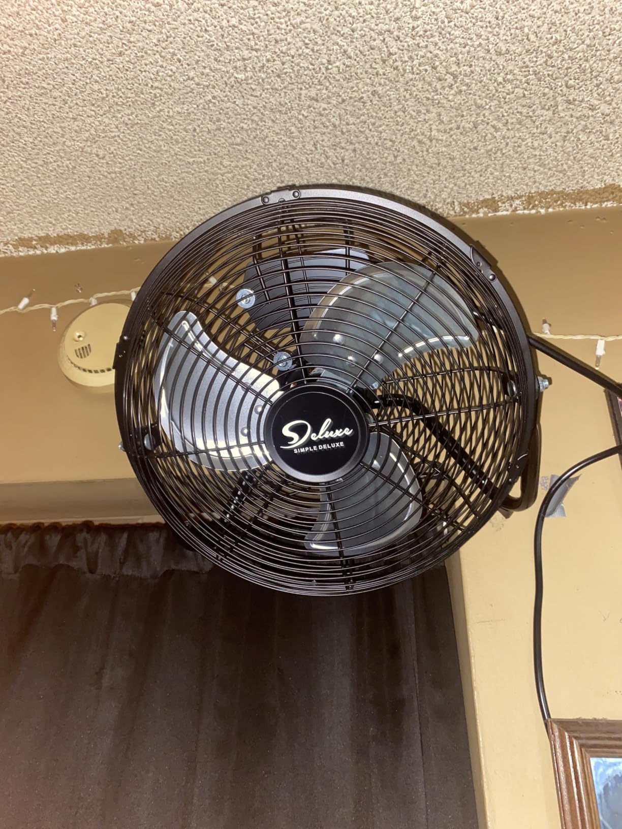 Simple Deluxe 20 Inch 3-Speed High Velocity Heavy Duty Metal Industrial Floor Fan for Warehouse, Workshop, Factory and Basement, Black, 2 Pack customer photo 2