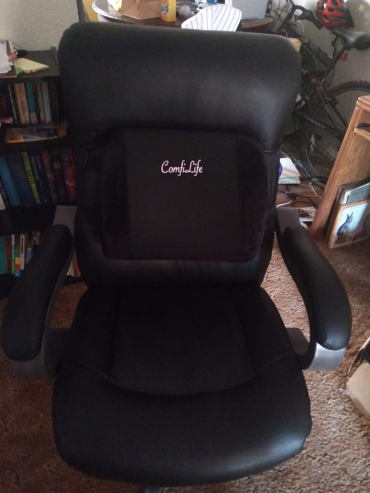 ComfiLife Lumbar Support Back Pillow Office Chair and Car Seat Cushion customer photo 1