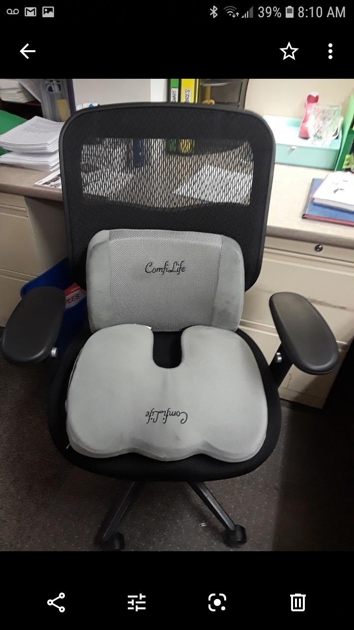 ComfiLife Lumbar Support Back Pillow Office Chair and Car Seat Cushion customer photo 2