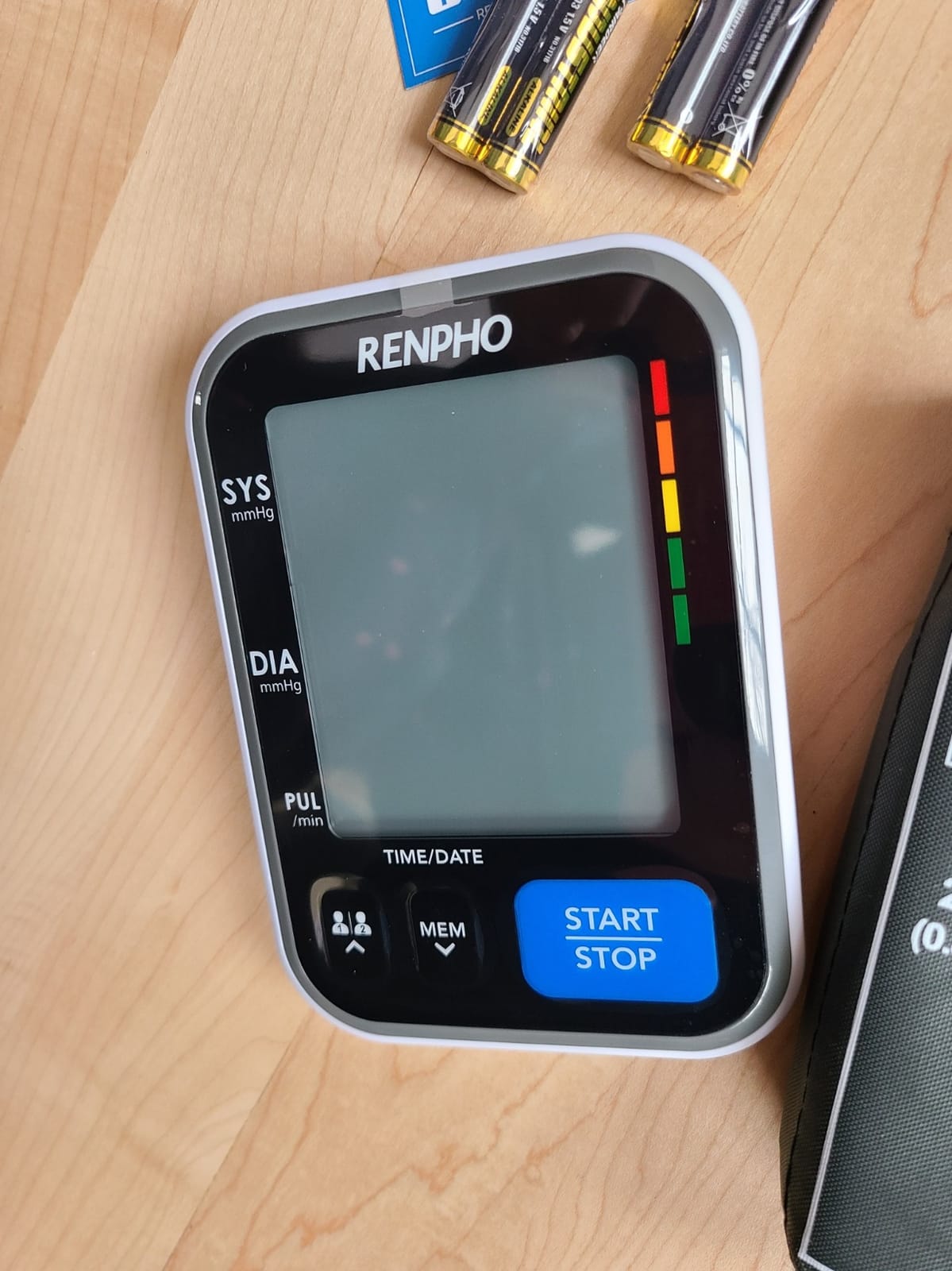 RENPHO Smart Blood Pressure Monitor, Wide Cuff, Data Storage, Bluetooth | BP Machine with Wide Range Cuff for Large Size for All Arm Sizes, Multi-User, Family Supplies, Home Use, FSA Eligible HSA customer photo 2