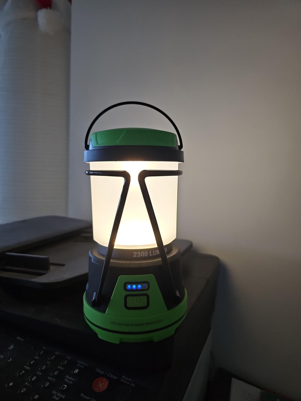 LED Camping Lantern Rechargeable, 1800LM, 4 Light Modes, 4400mAh Power Bank, IP44 Waterproof, Perfect Lantern Flashlight for Hurricane, Emergency, Power Outages, Home and More, USB Cable Included customer photo 1