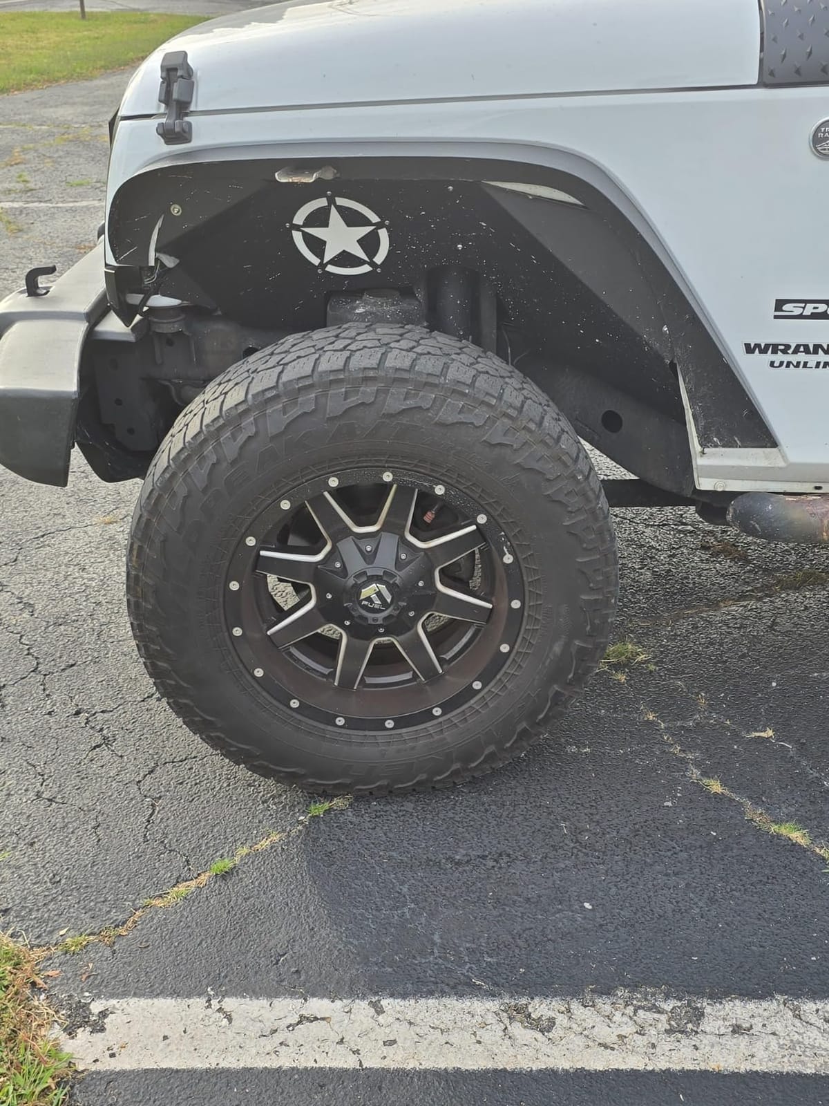 Nilight Fender Flares Kit Compatible with 2017-2018 Wrangler JK 2/4 Doors | Off-Road Front Rear 2007 2008 2009 2010 2011 2012 2013 2014 2015 2016 2017 2018 Heavy-Duty Solid Steel Textured Flat-4pcs customer photo 2