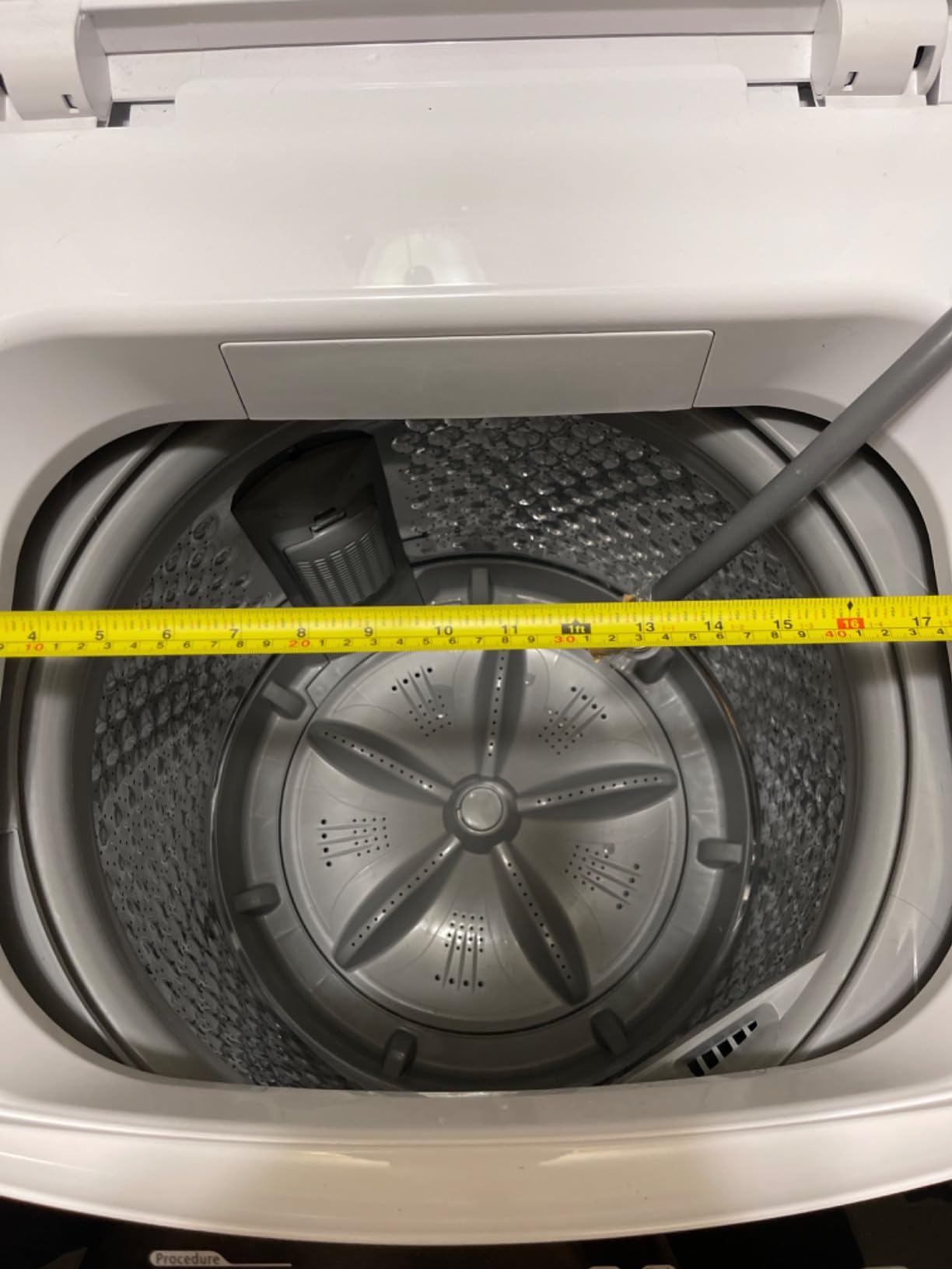 BLACK+DECKER 2.0 Cu. Ft. Portable Washer, 15.4 lb. Capacity, BPWM20W, White | 15.4 lb. Capacity Washing Machine, 6 Cycles, Quick Connect Sink Adapter and Drain Hose Included, Transparent Lid customer photo 2