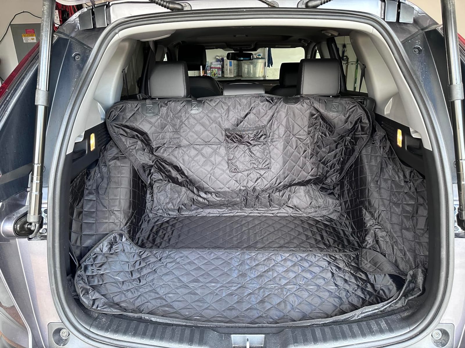 SUV Cargo Liner for Dogs, Trunk Cover with Bumper Flap Protector | Waterproof Pet Cargo Cover with Side Flaps, Dog Car Seat Cover with Non-Slip Mat customer photo 2