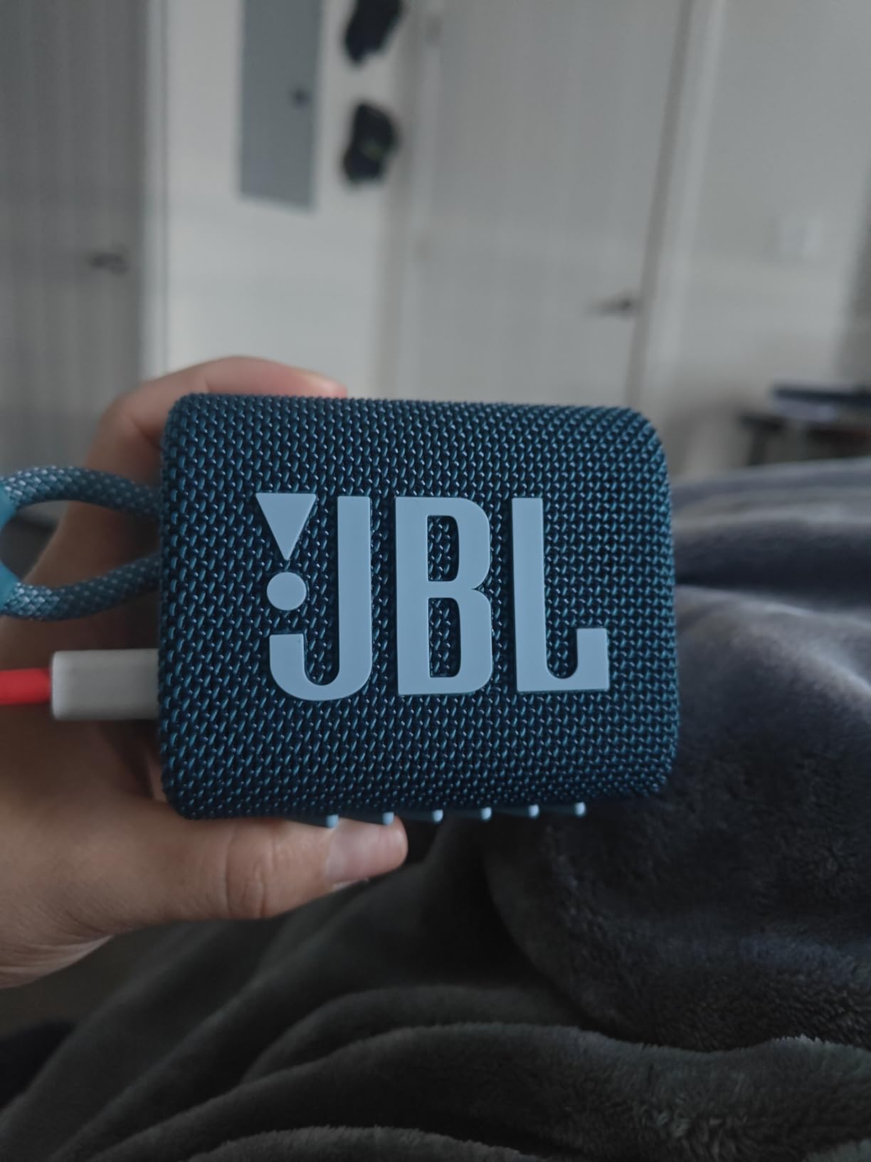 JBL Go 3 - Portable Mini Bluetooth Speaker, big audio and punchy bass, IP67 waterproof and dustproof, 5 hours of playtime, speaker for home, outdoor and travel (Camo) customer photo 1