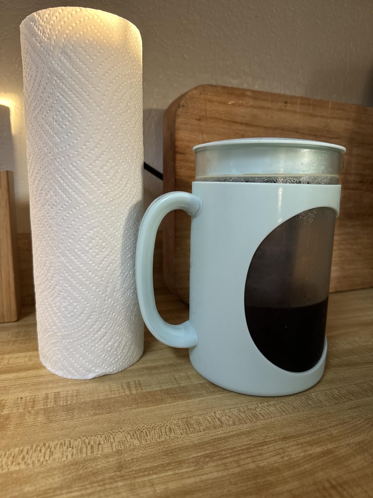 Primula Burke Deluxe Cold Brew Iced Coffee Maker, Comfort Grip Handle, Durable Glass Carafe, Removable Mesh Filter, Perfect 6 Cup Size, Dishwasher Safe, 1.6 qt, Aqua customer photo 1