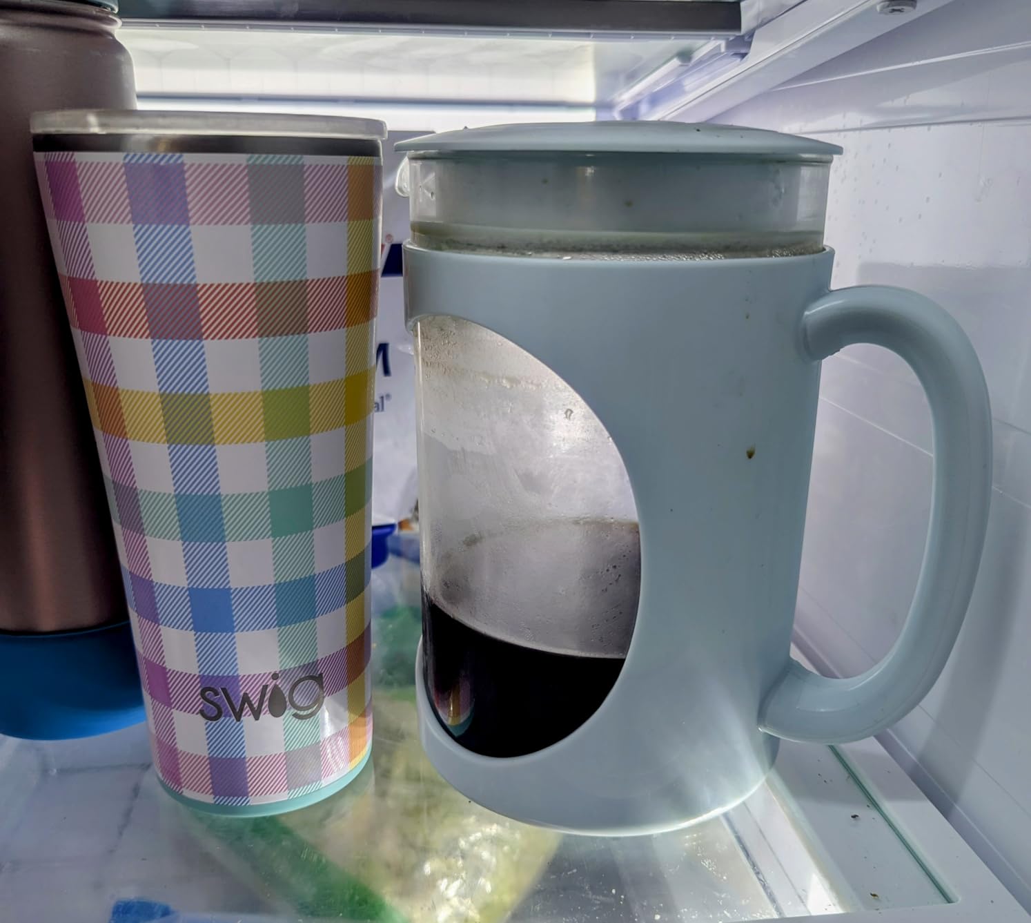 Primula Burke Deluxe Cold Brew Iced Coffee Maker, Comfort Grip Handle, Durable Glass Carafe, Removable Mesh Filter, Perfect 6 Cup Size, Dishwasher Safe, 1.6 qt, Aqua customer photo 2