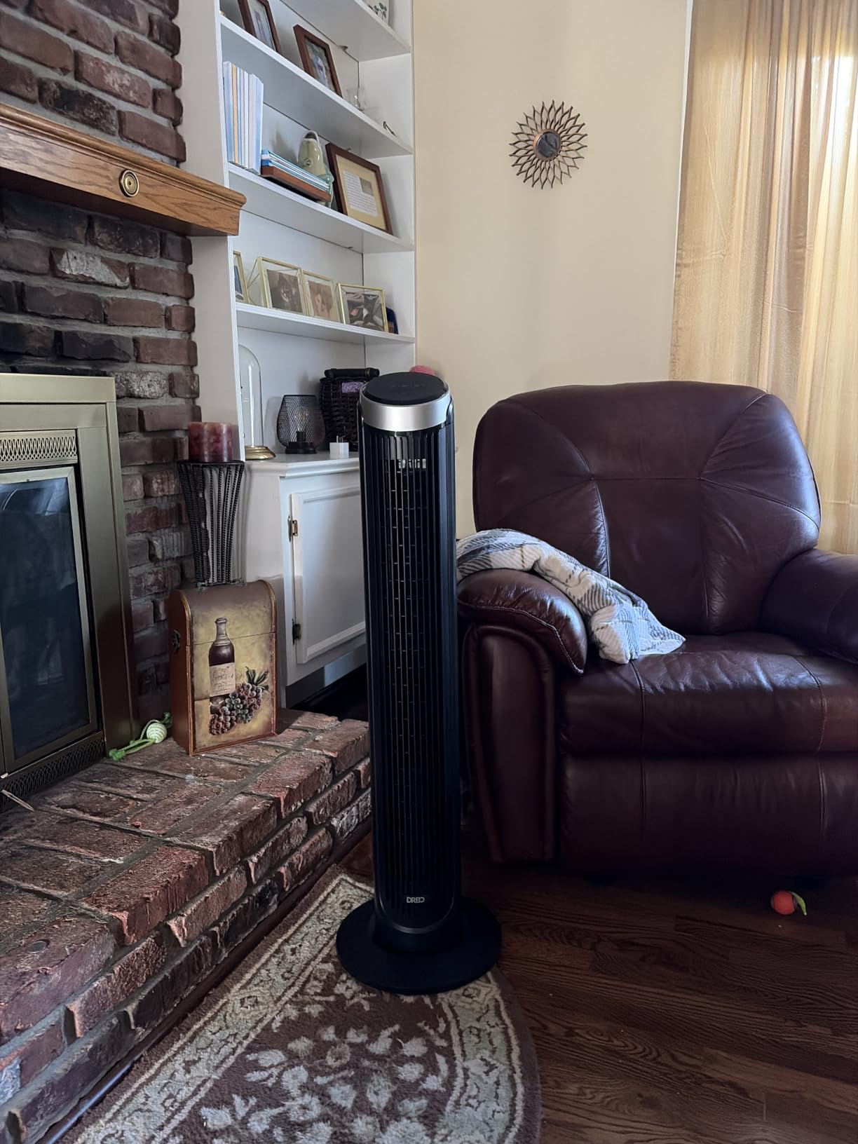 DREO Tower Fan for Bedroom, 90° Oscillating Fans that Blow Cold Air | 26 ft/s Powerful Airflow, 28dB Quiet Fan, 5 Speeds, 4 Cooling Modes, 12H Timer, 40