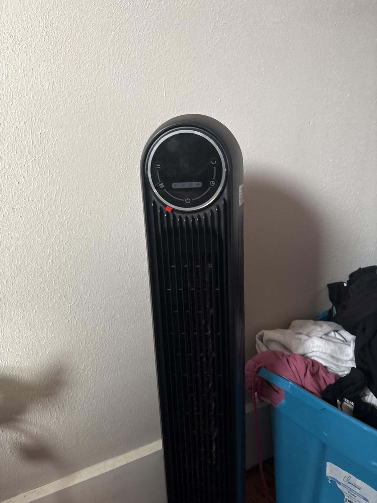 DREO Tower Fan for Bedroom, 28ft/s High Velocity, 9 Speeds, DC Motor | 2026 Upgraded Ultra-Quiet Fan, 4 Modes, 12H Timer, 90° Oscillating Cooling Standing Fan for Indoor Home Office Room, 42 inch customer photo 2