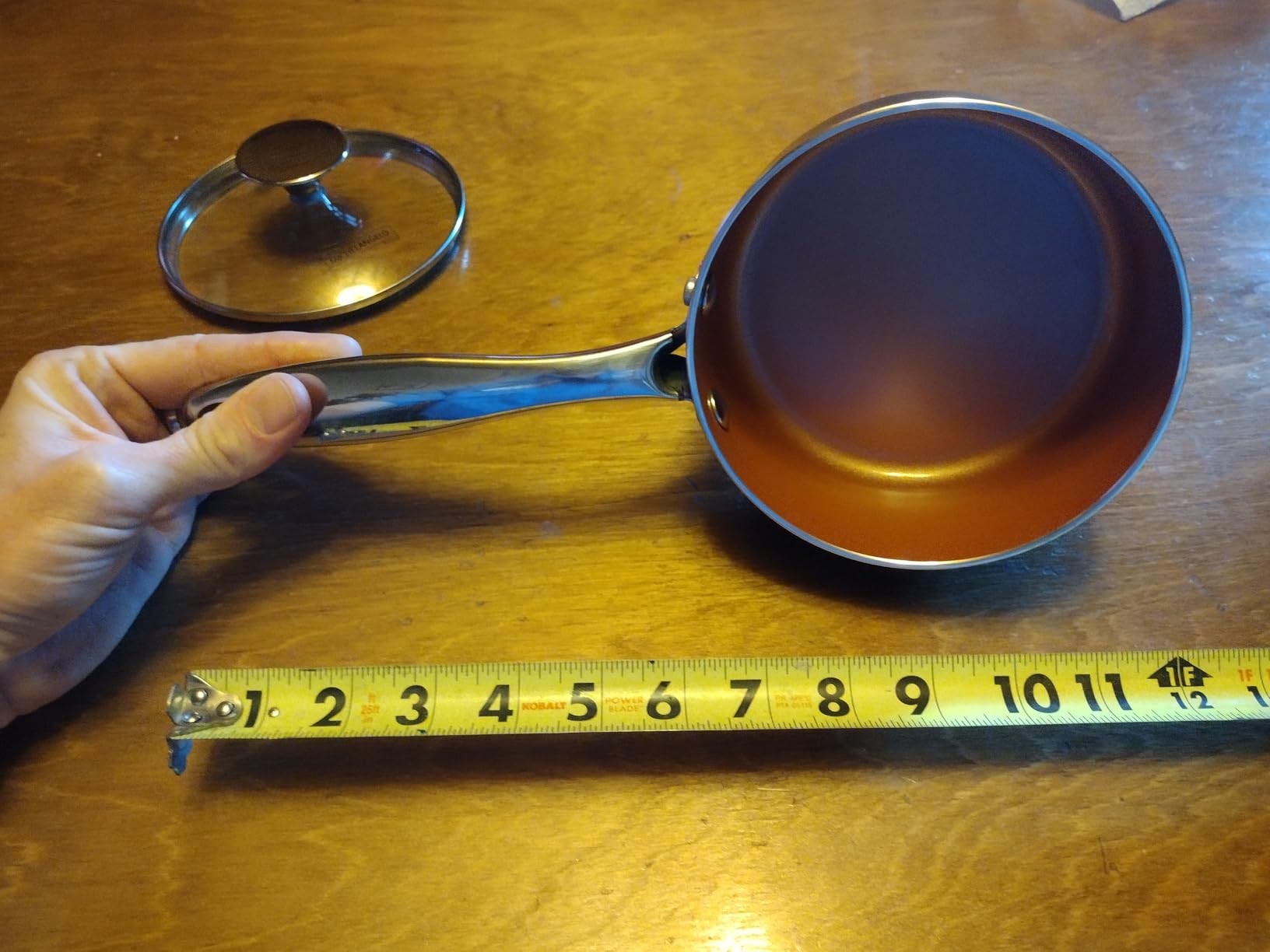 MICHELANGELO Saucepans, 2QT & 3QT Copper Saucepan Set With Non-stick Ceramic Interior For Multipurpose Use, Nonstick Saucepan With Lid, Copper Small Pots 2 Quart & 3 Quart customer photo 2