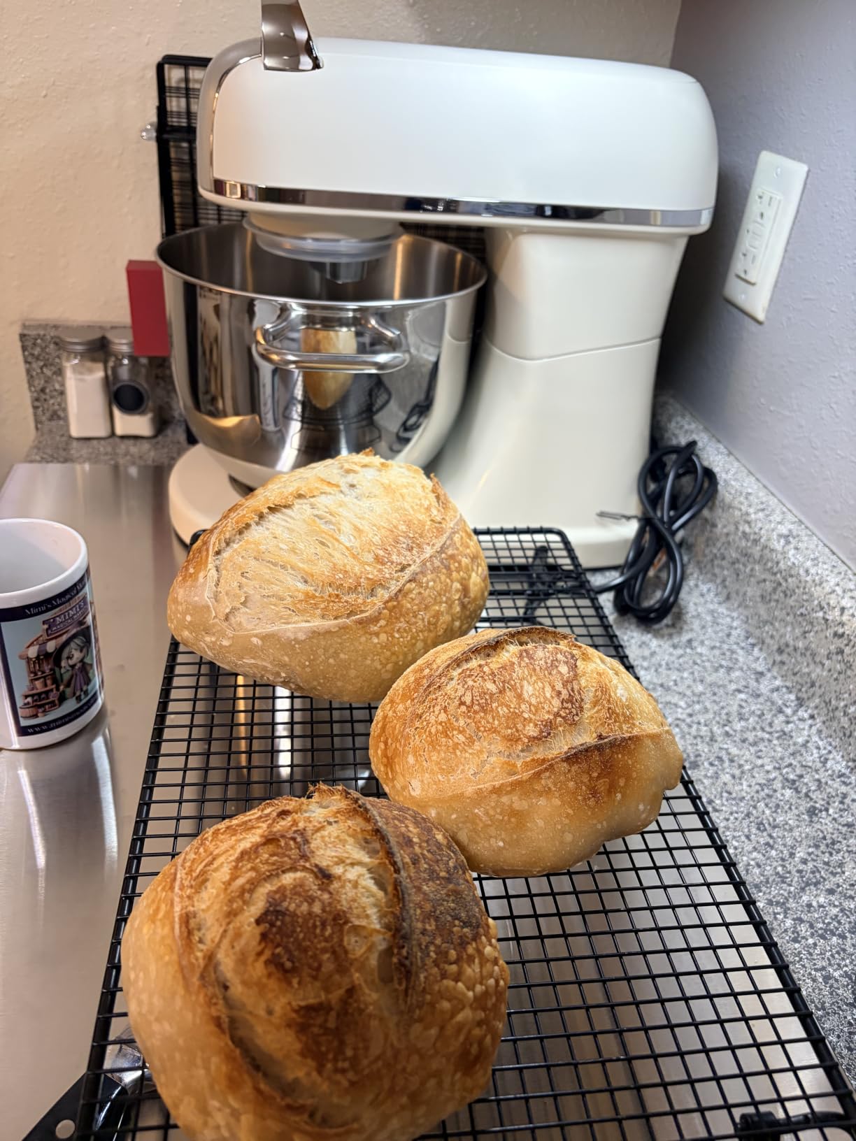 ZACME 8.4QT Commercial Stand Mixer 800W with Aluminum Die Casting Meets the Standard of NSF/ANSI 8-2023, Mixers Kitchen Electric Stand Mixer with Stainless Steel 8L Bowl, Dough Hook, Whisk and Beater customer photo 2