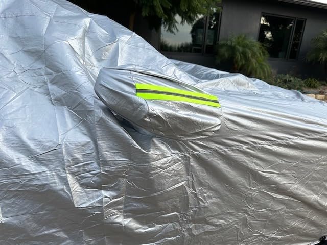 Car Cover, SUV Waterproof Car Covers for Automobiles All Weather Season UV Hail Protection Snowproof Full Car Cover, Outdoor Full Cover Universal Fit SUV Up to 190'' customer photo 1
