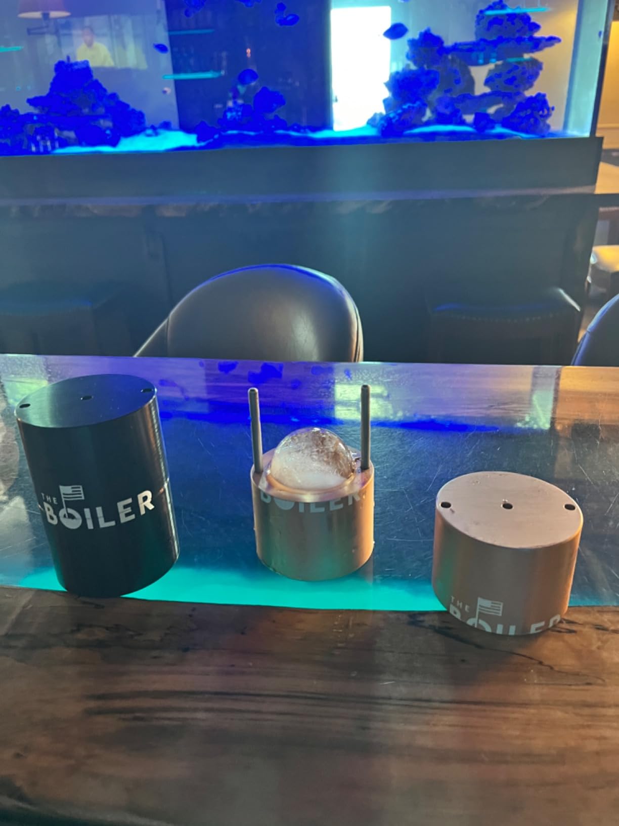 Ice Ball Press - Aluminum Ice Press - Create Effortless Large Spheres - Includes Ice Tray - USA Small Business (Silver Finish) customer photo 2