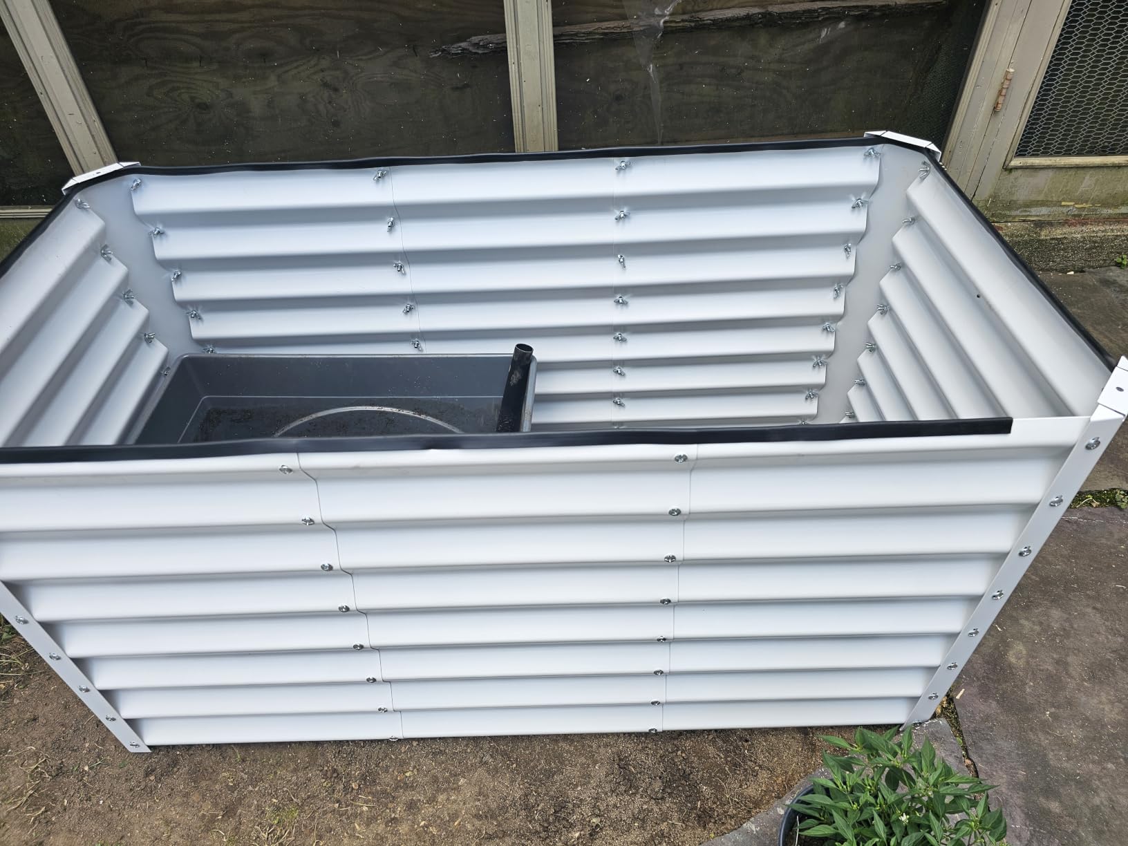 Best Choice Products 6x3x2ft Outdoor Metal Raised Garden Bed, Deep Root Box Planter for Vegetables, Flowers, Herbs, 269 Gallon Capacity, 100% Non Toxic Materials - Gray customer photo 1