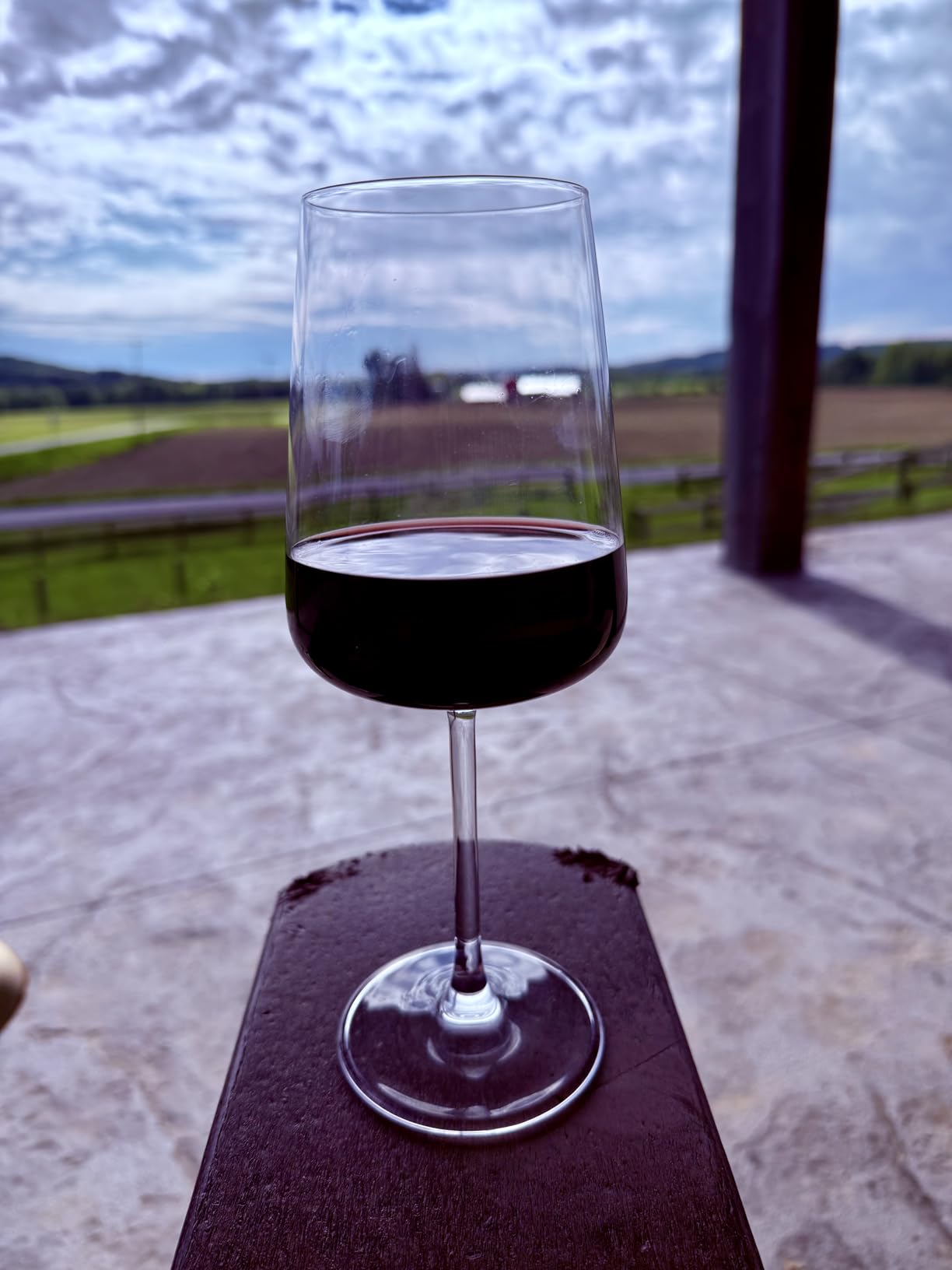 BACLIFE Hand Blown Red Wine Glasses Set of 4 - Premium Crystal Wine Glasses With Long Stem, 19 oz customer photo 2