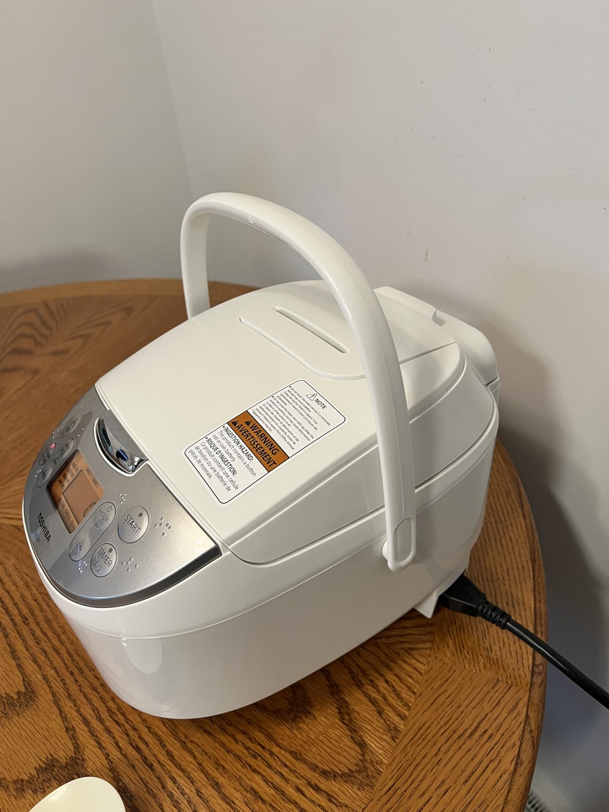 TOSHIBA Rice Cooker Induction Heating, Low Carb Low Sugar Digital Steamer, 5.5 Cups Uncooked Japanese Rice Cooker, 8 Cooking Functions, 24H Timer & Auto Keep Warm customer photo 1