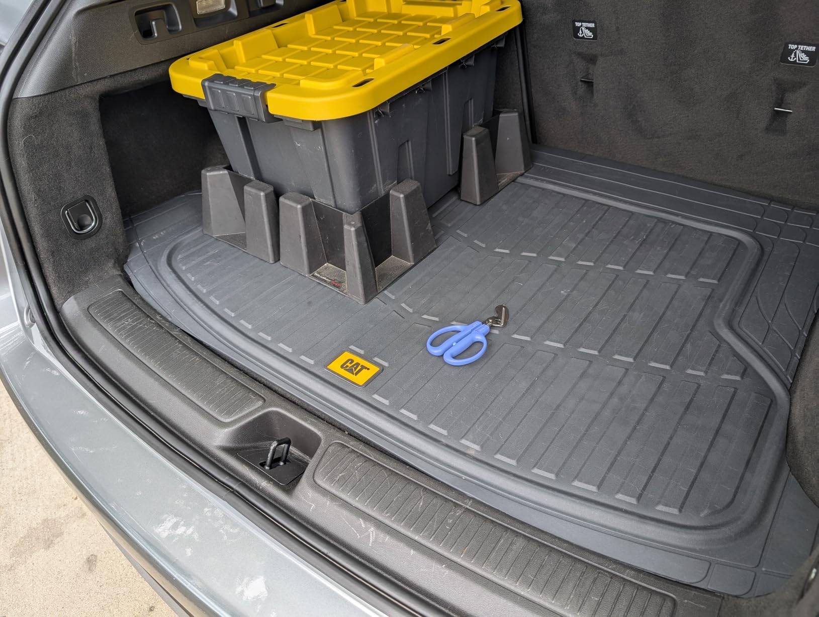 CAT Heavy Duty SUV Black Cargo Liner & Car Trunk Mat - Universal Trimmable All Weather Cargo Mats for Back of SUV customer photo 1