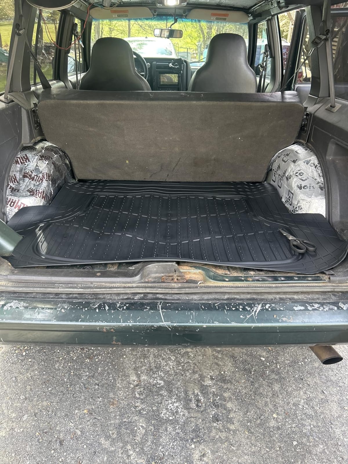 CAT Heavy Duty SUV Black Cargo Liner & Car Trunk Mat - Universal Trimmable All Weather Cargo Mats for Back of SUV customer photo 2