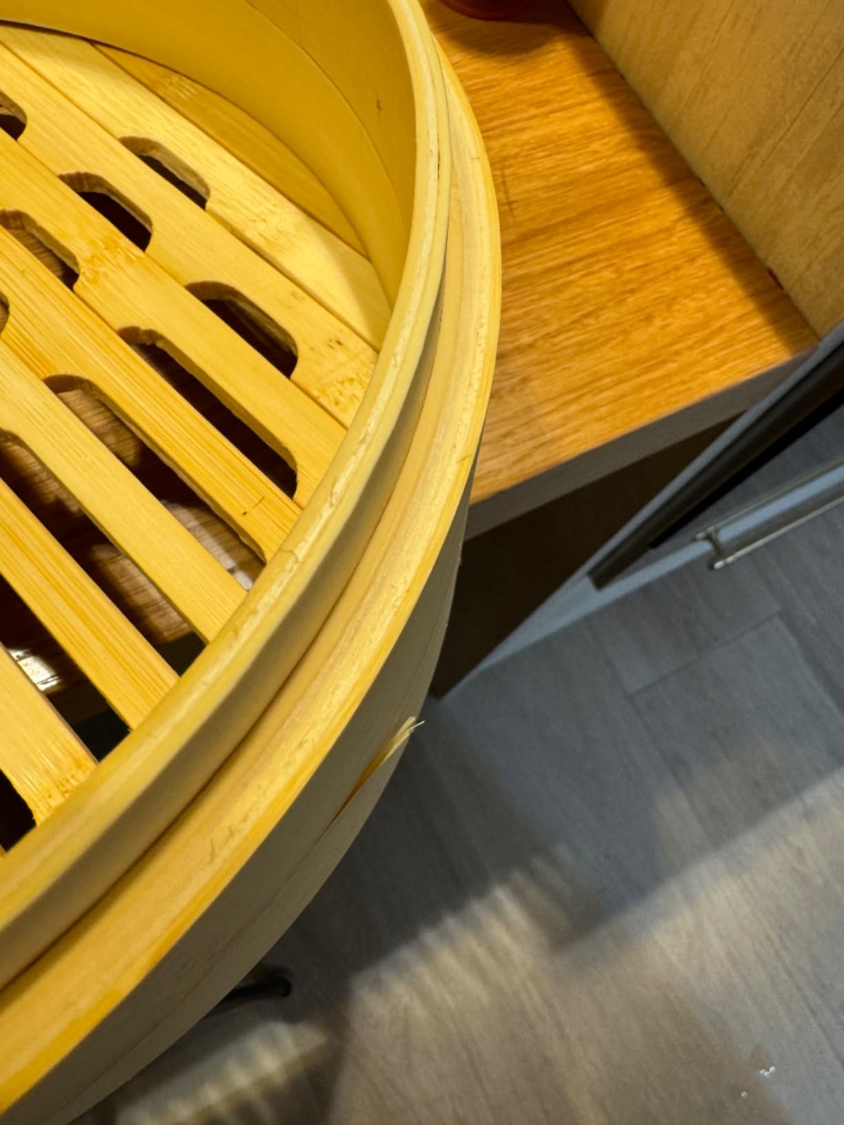 HAPPI STUDIO Bamboo Steamer Basket 10-Inch, 2-Tier Dumpling Steamer Cooking | Incl. Silicone Liners, Sauce Dish, Chopsticks - Steam Baskets for Food, Dim Sum, Bao Bun Momo, Rice, Vegetables customer photo 2