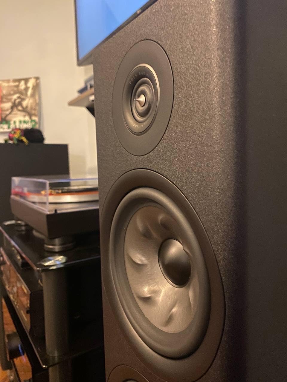Polk Audio Reserve Series R600 Tower Speaker for Home Theater, Black | Stereo Speaker, 1