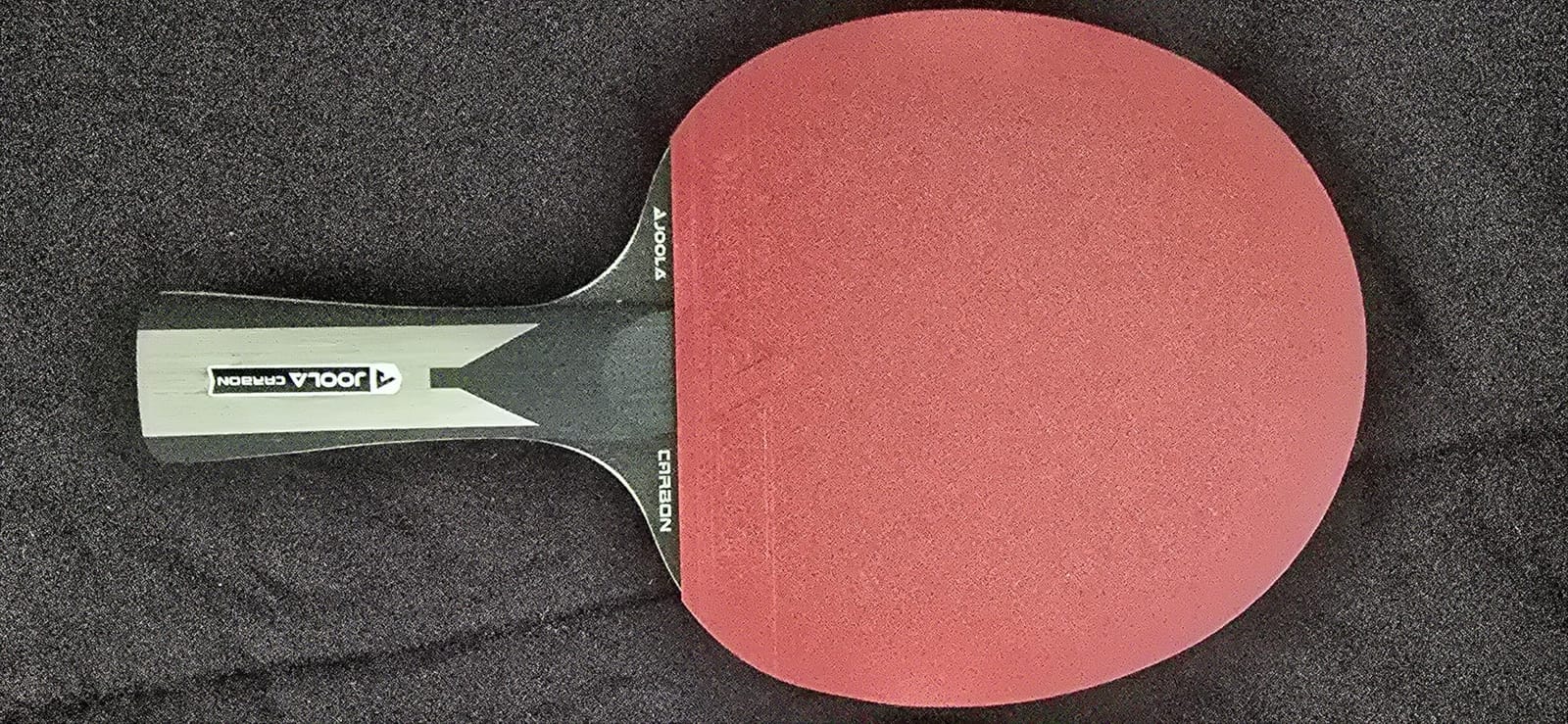 JOOLA Carbon X Pro Performance Ping Pong Paddle - Ergonomic Grip Handle & Pro Friction Technology - ITTF Approved - Ping Pong Racket for Advanced Control & Speed - Table Tennis Racket - Red customer photo 2