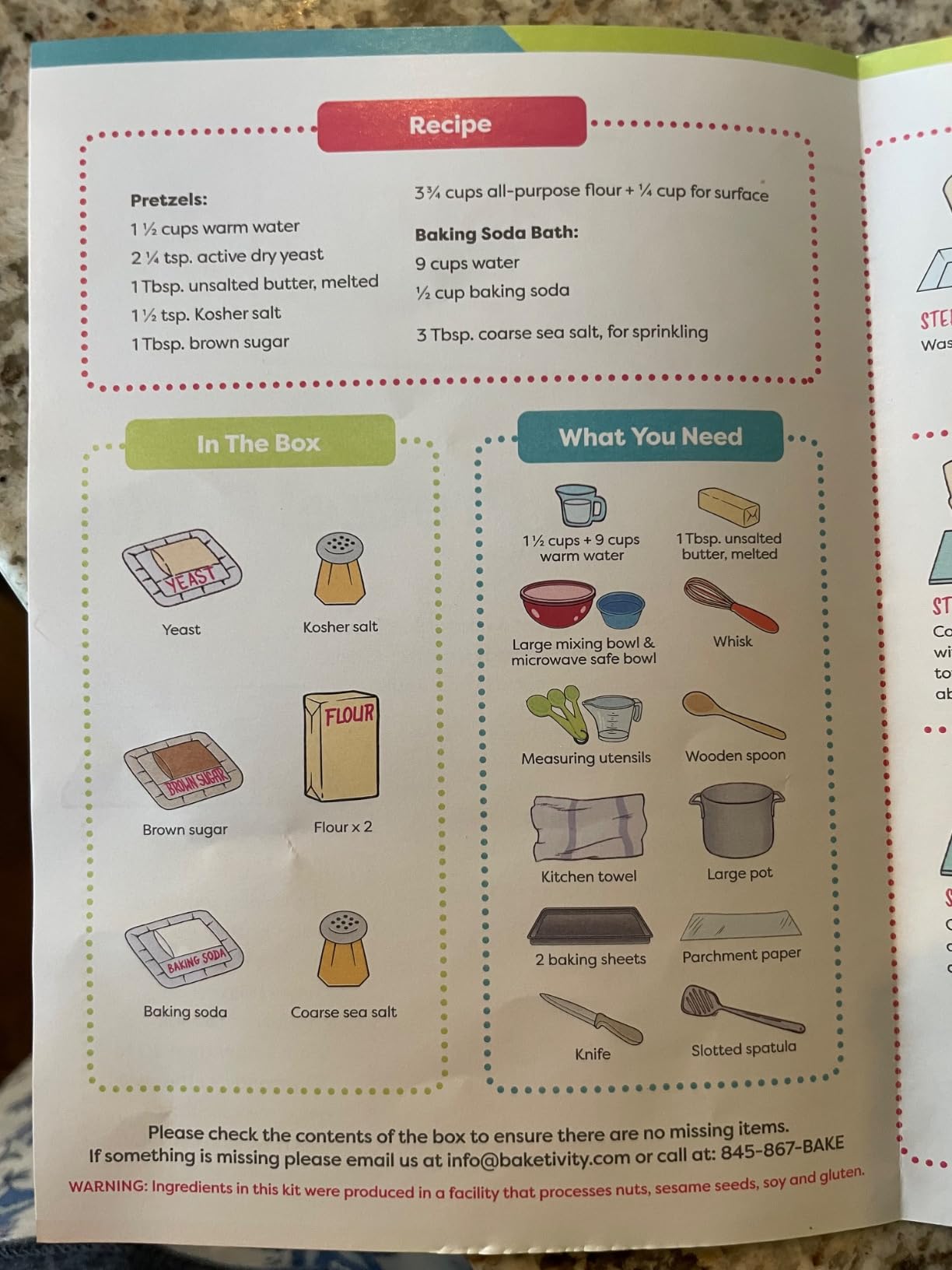 Baketivity Pretzel Kids Baking Kit with Pre-Measured Ingredients customer photo 1