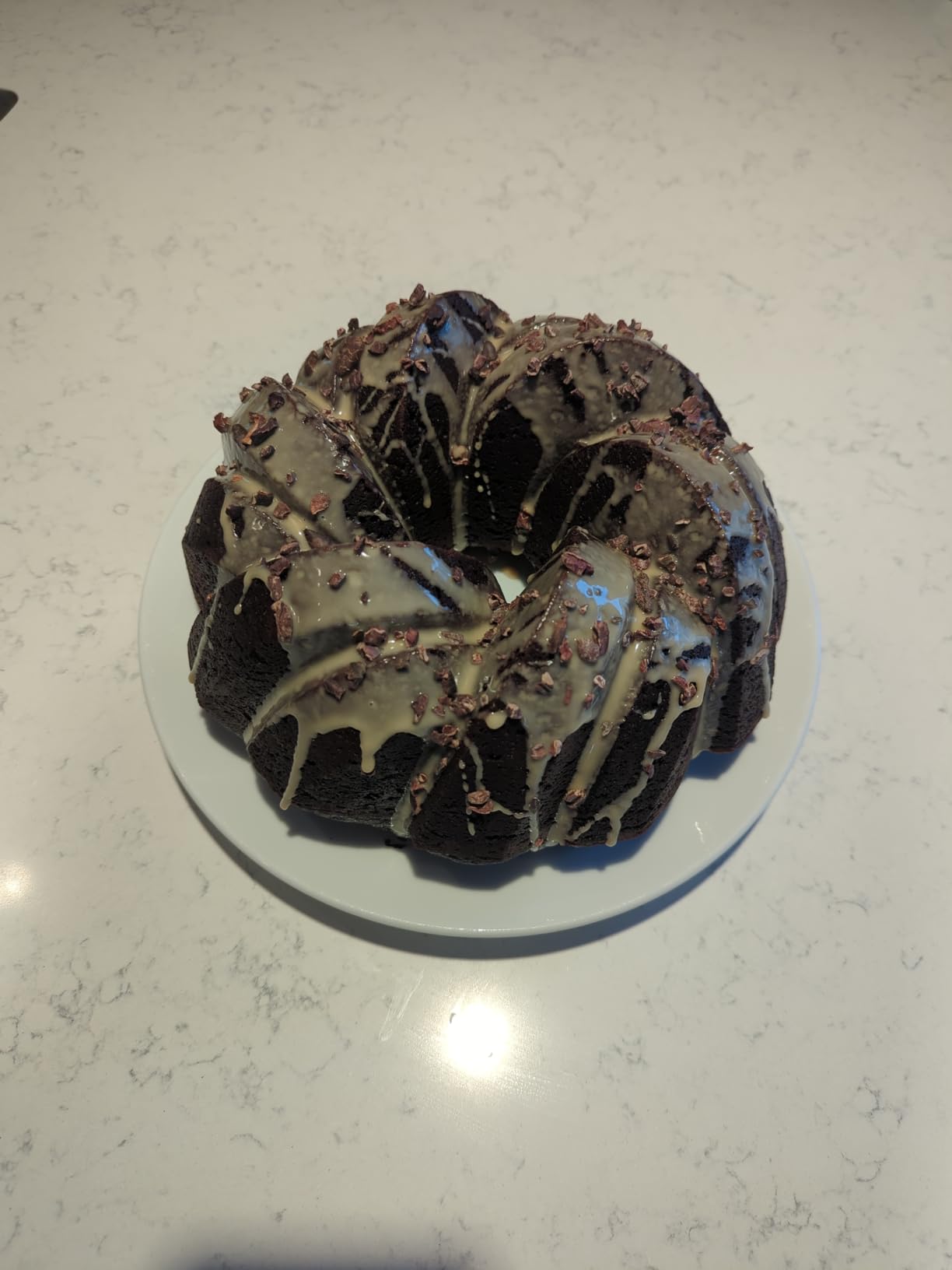 Nordic Ware NW 95577 75th Anniversary Braided Rope Bundt Cake Pan, Gold 12 Cup Capacity customer photo 1