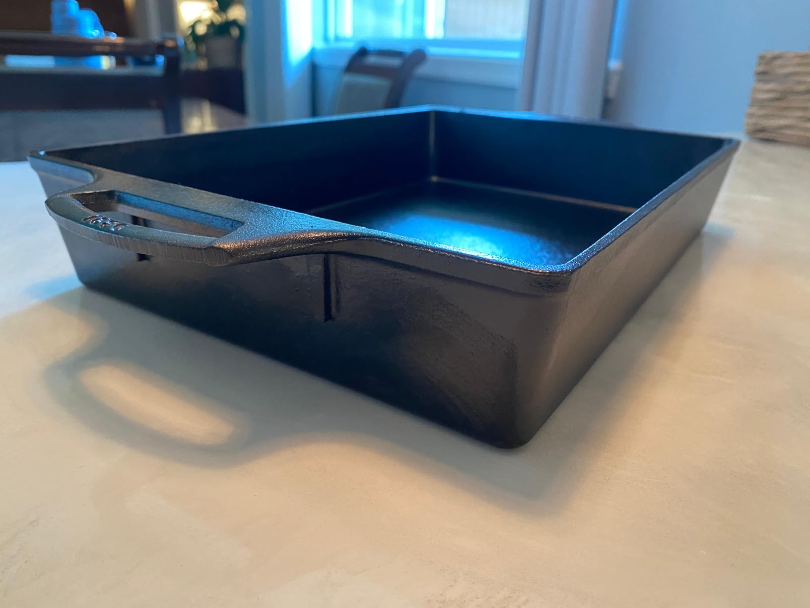 Lodge Pre-Seasoned Cast Iron Casserole Pan, 9 x 13 Inches | Heavy-Duty Seasoned Cast Iron Baking Dish for Everyday Cooking, Classic, Durable Casserole Pan 9x13 Inches customer photo 1