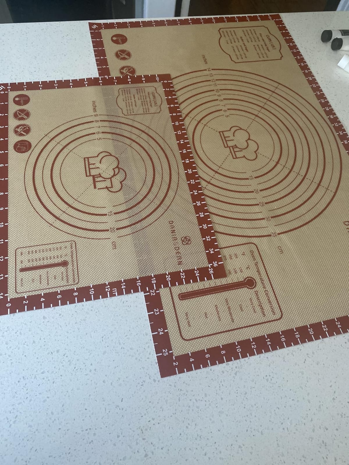 26x16 Inch Extra Thick Silicone Baking Mat with Measurements, Non-slip and Reusable - For Cookies, Bread, Pastry customer photo 1