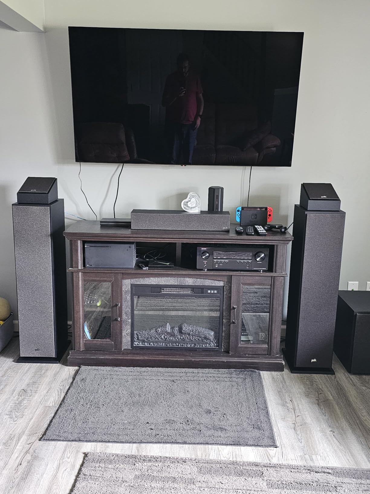 Polk Audio Monitor XT70 Large Home Tower Speaker (Single, Midnight Black) | Stereo Speaker, Dolby Atmos, DTS:X Compatible, 1
