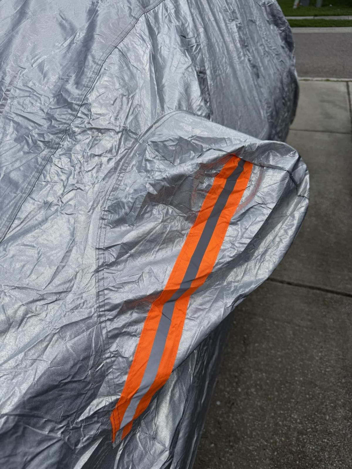 EzyShade 10-Layer Car Cover Waterproof All Weather - See Vehicle Size-Chart - Car Covers for Automobiles & Car Snow Cover - Full Exterior Covers - Winter Rain Sun SUV Sedan. Size A4 (See SizeChart) customer photo 2