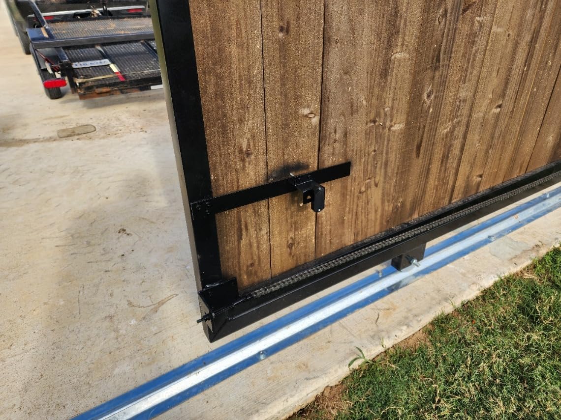 JIELI JY7 Automatic Sliding Gate Opener with 4 Remote Controls, Gate Operator Hardware Kit for Sliding Gate up to 1400 Pounds, Electric Rolling Driveway Slide Gate Motor customer photo 1