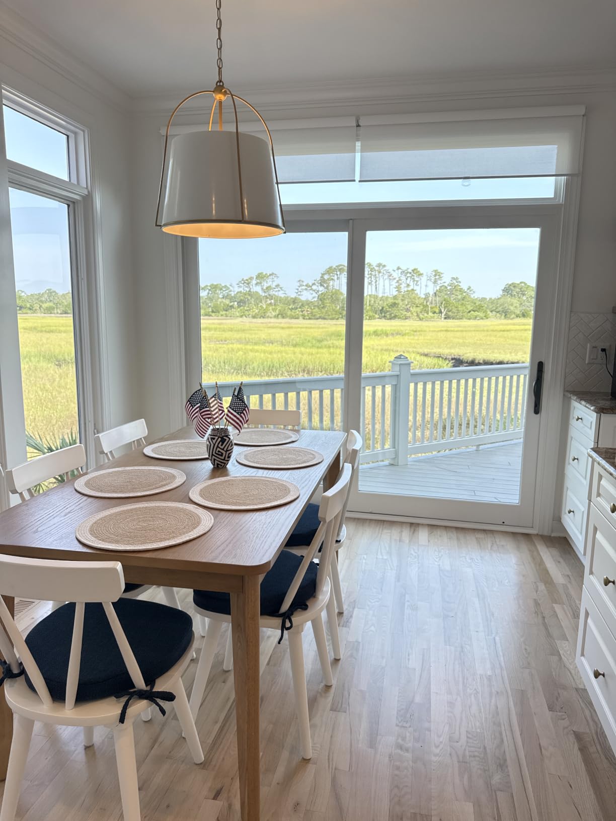 AOSKY Cordless Roller Shades for Windows Light Filtering Shades with 5% Openness Solar Screen Semi Sheer Roller Blinds UV Protection for Office and Home. Easy to Install 34