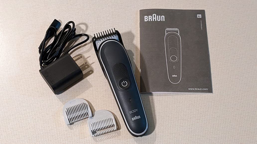 Braun Body Groomer 5 for Men, BG5340, Manscaping Tool, SkinShield Technology, Sensitive Comb, Lifetime Sharp Metal Blade, Body Groomer for Men, Gray/White customer photo 2