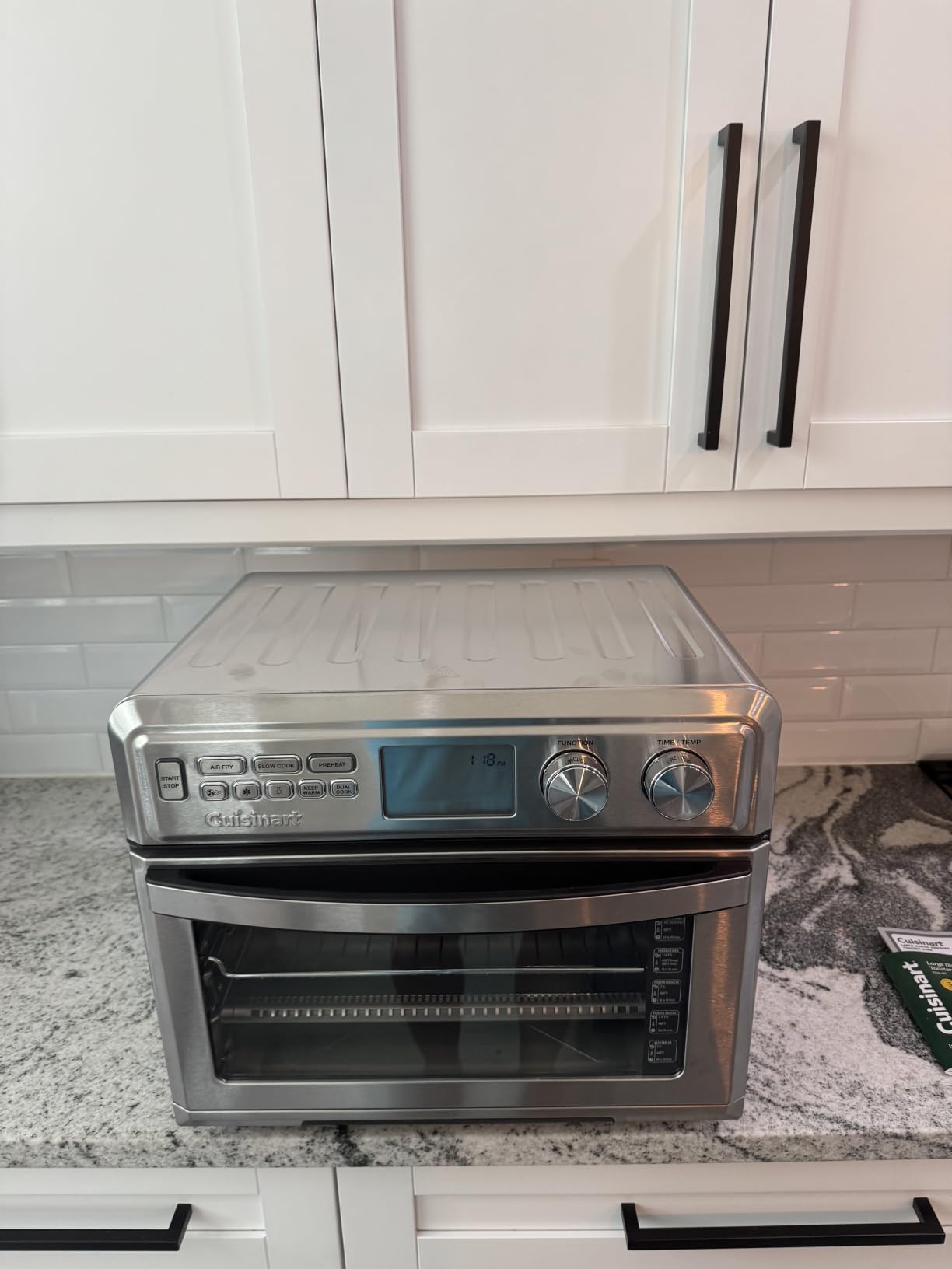 Cuisinart Air Fryer Toaster Oven with Extra-Large Capacity, 1800W Stainless Steel Oven with Digital Display, Bake, Broil, Roast & Air Fry Options, Adjustable Temperature, TOA-95NAS customer photo 1