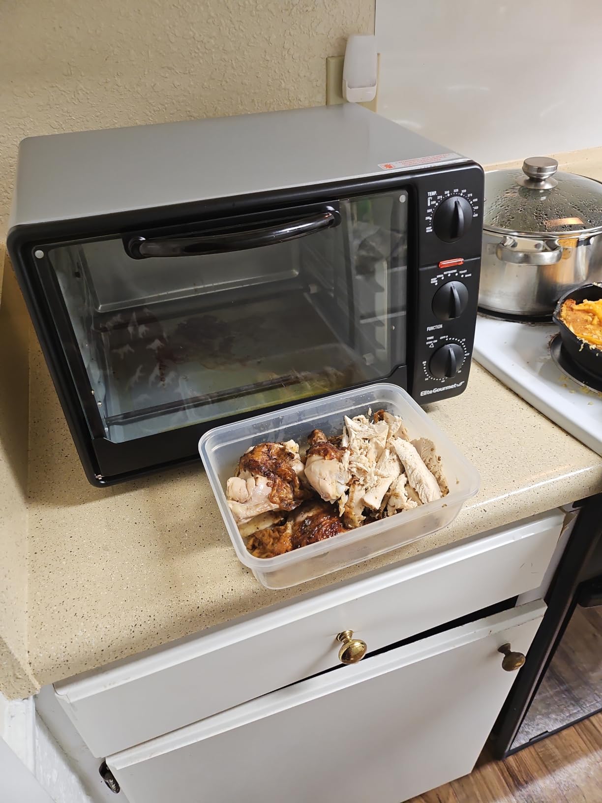 Elite Gourmet ETO4510MX French Door Convection Oven 47.5Qt, Stainless Steel customer photo 2