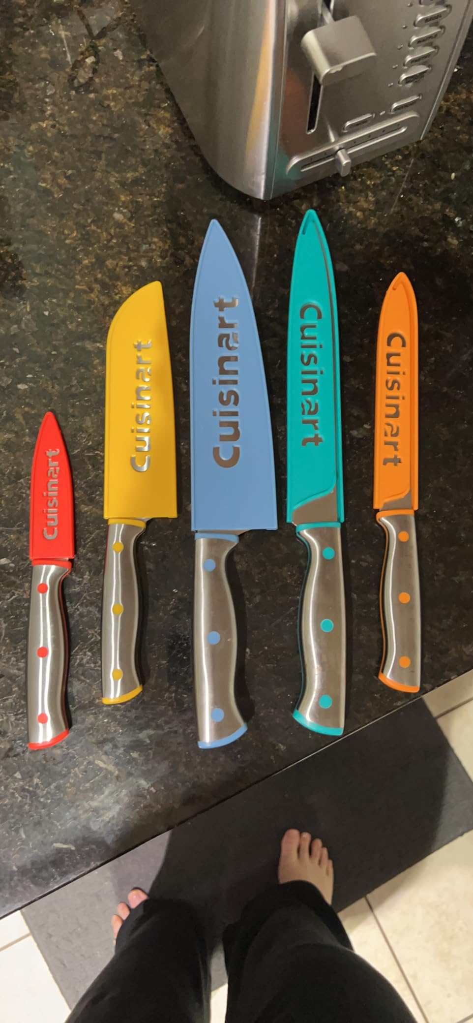 Cuisinart C77CR-10P 10pc Stainless Steel ColorCore Color Rivet Set with Blade Guards customer photo 1