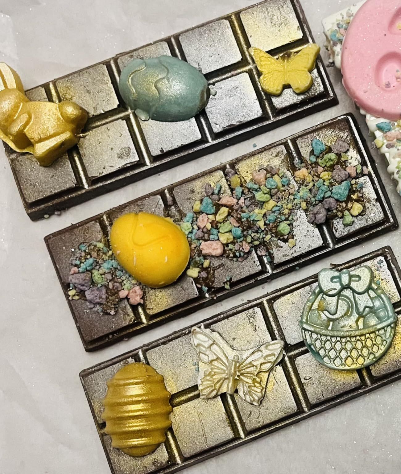 Chocolate Bar Mold - Non-Stick Chocolate Molds, Food Grade Silicone Deep Mold for Dubai Pistachio, Candy, Snacks customer photo 1