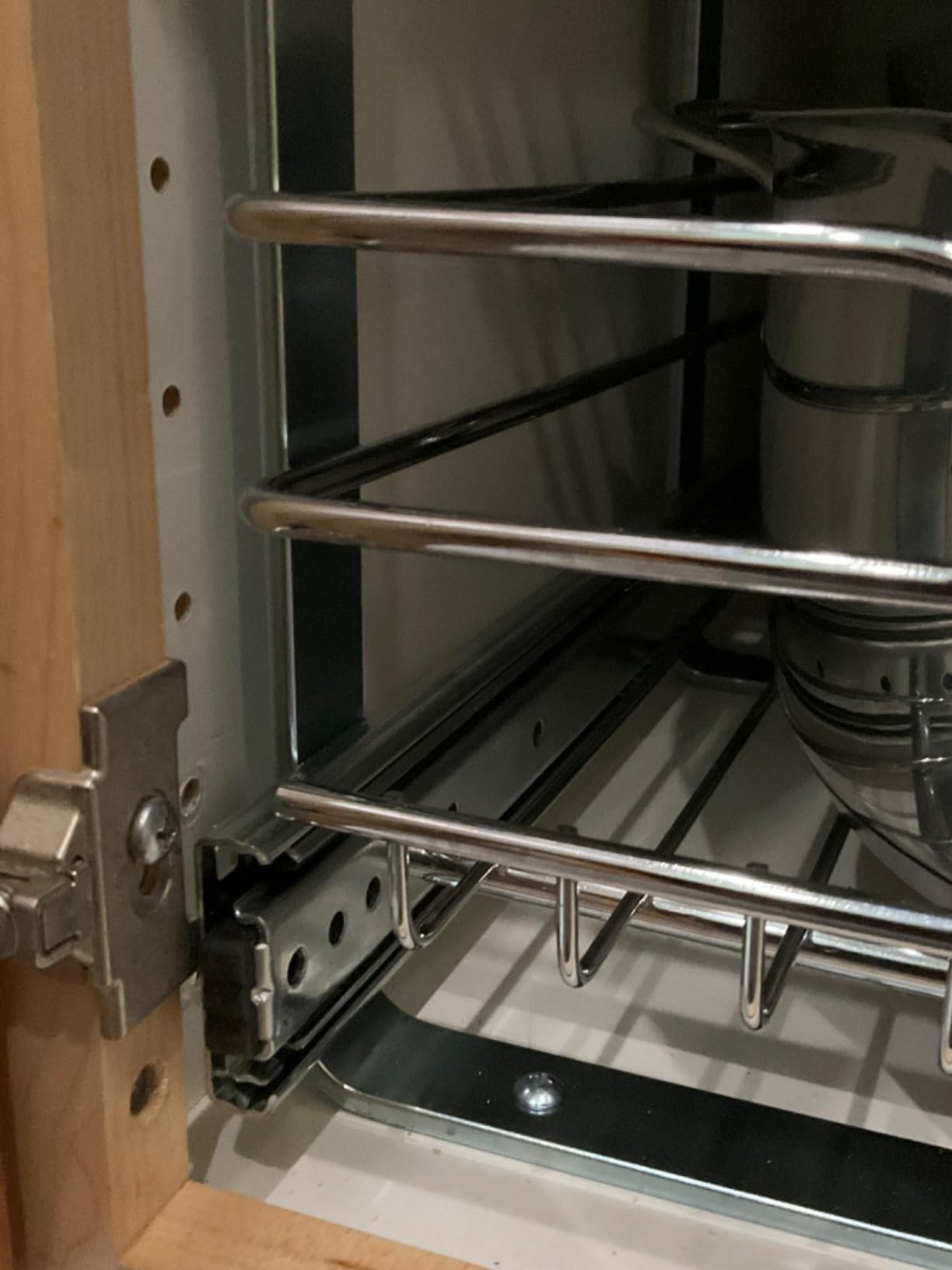 Rev-A-Shelf Pullout Organizer for Cabinets, Min Opening Width of 24