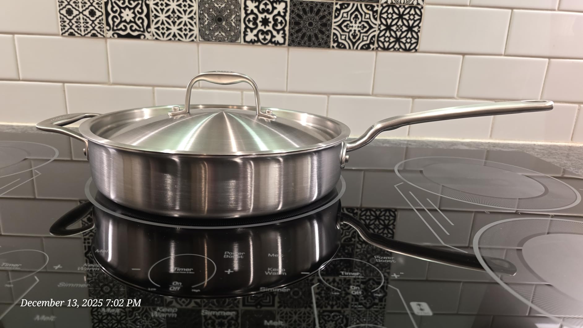 Made In Cookware - 3.5 Quart Stainless Steel Saute Pan - 5 Ply Stainless Clad - Professional Cookware - Induction Compatible - Crafted in Italy customer photo 1