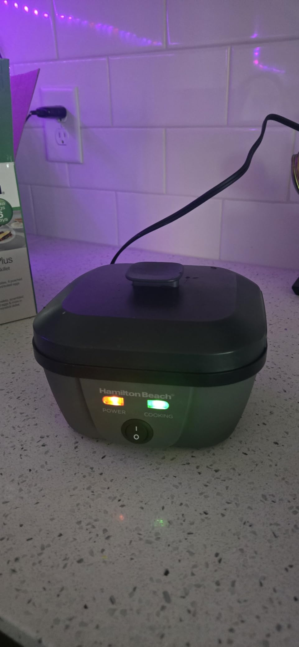 Hamilton Beach 6-in-1 Electric Egg Cooker for Hard Boiled Eggs, Sous Vide Style Egg Bite Maker and Poacher, 5.25