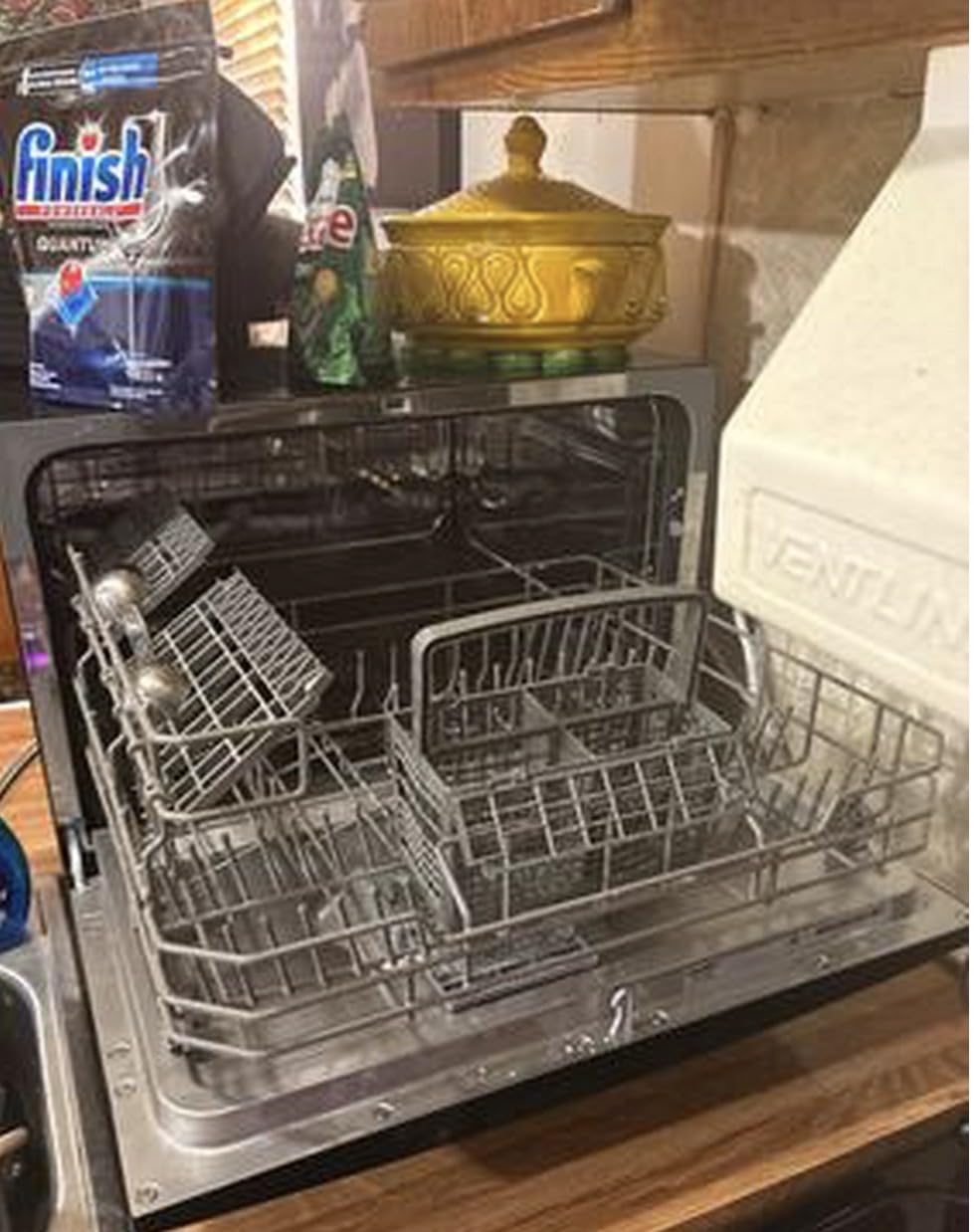 COMFEE' Countertop Dishwasher, Energy Star Portable Dishwasher, 6 Place Settings and 8 Washing Programs, Speed, Baby-Care, ECO and Glass, Dish Washer for Dorm, RV and Apartment customer photo 2