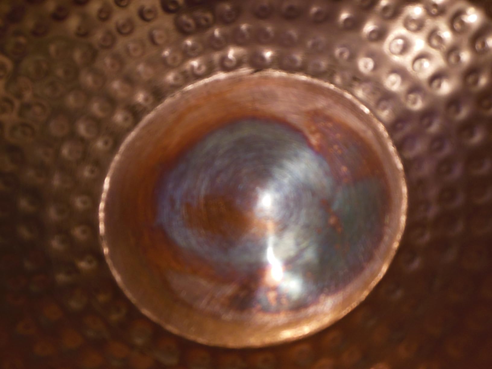 Red Co. 5 Quarts Large 11 Round Hammered Pure Copper Mixing Bowl with Handle customer photo 2