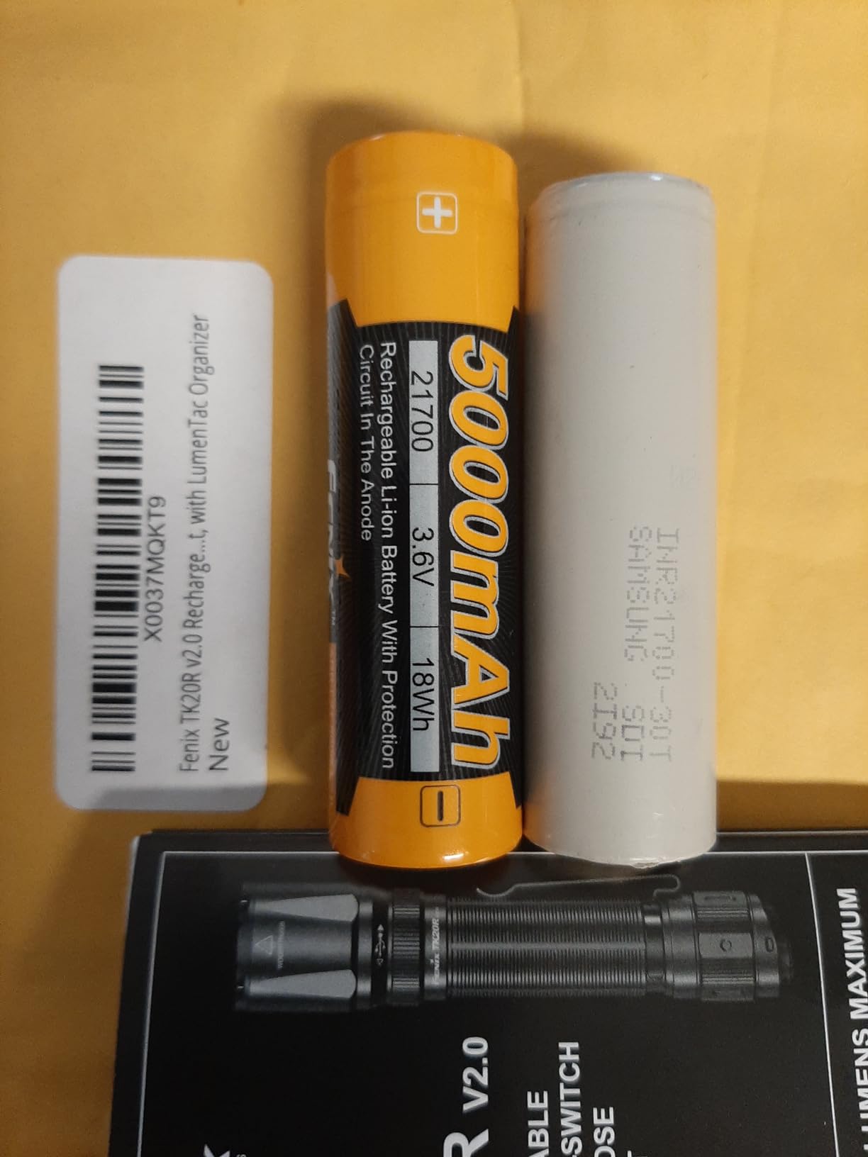 Fenix TK20R v2.0 Rechargeable Tactical Flashlight, 3000 Lumen Long Throw USB-C Tac Light customer photo 1