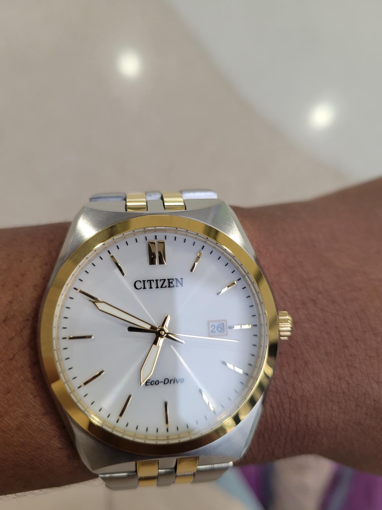 Men's Classic Corso Eco-Drive Watch, 3-Hand Date, Luminous Hands and Markers customer photo 1