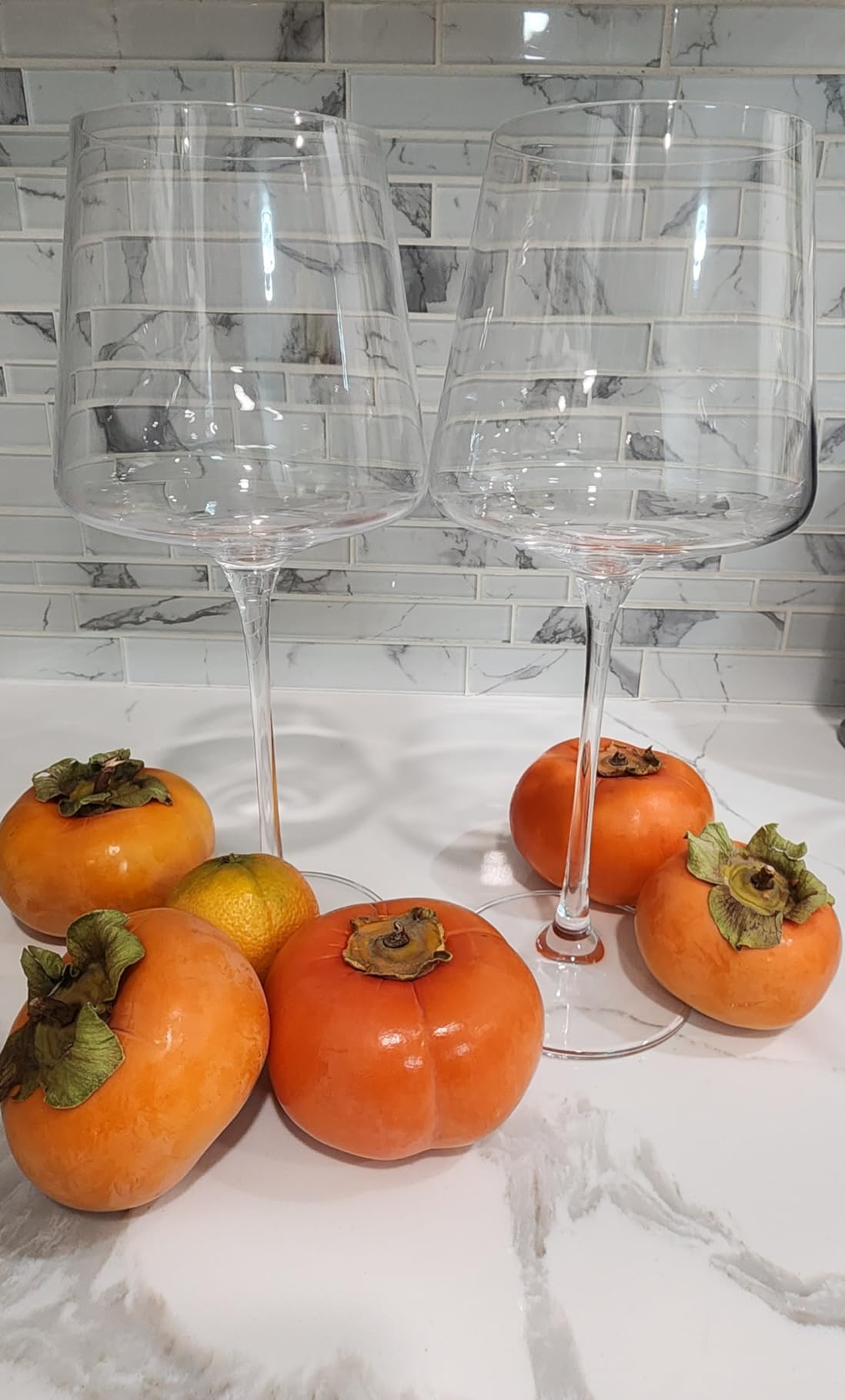 coccot Wine Glasses Set of 6, Crystal White Wine Glasses, Red Wine Glass Set, Wine Glasses Long stem, Clear Lead-Free Premium Blown Glassware (18.5oz, 6 pack) customer photo 1