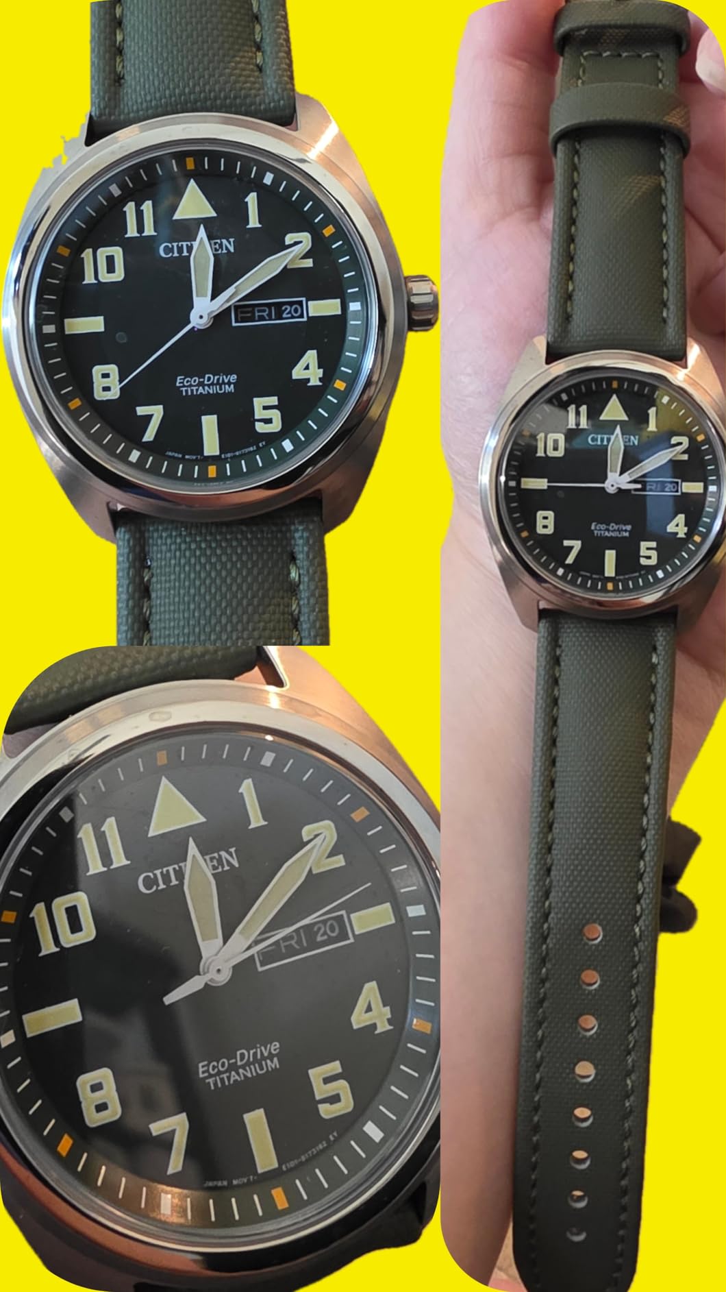 Men's Eco-Drive Weekender Garrison Field Watch in Super Titanium customer photo 2